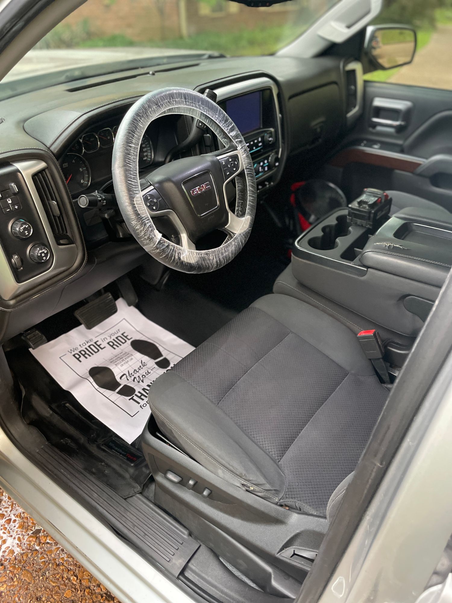 Detailed GMC Sierra interior in Germantown, TN