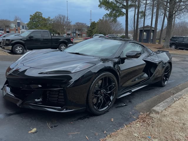 Freshly detailed Corvette